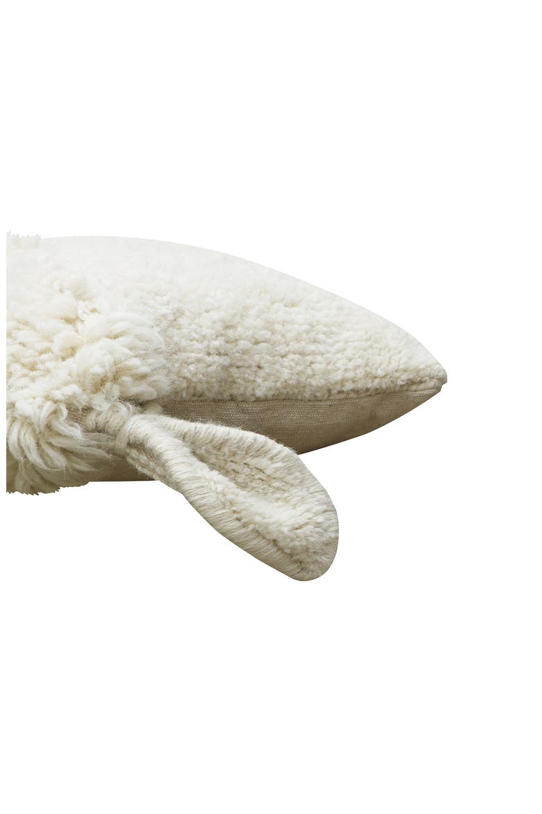 Washable Wool Sheep Cushion, Alternate, color, SHEEP WHITE