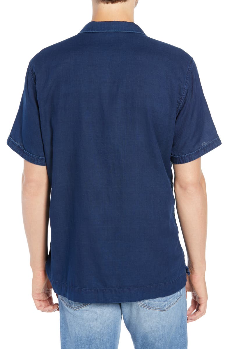 FRAME Slim Fit Camp Shirt, Alternate, color, 