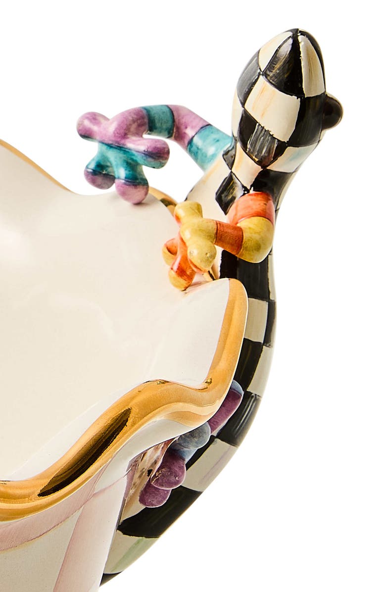 MACKENZIE CHILDS Gecko Pot Climber, Alternate, color, Green