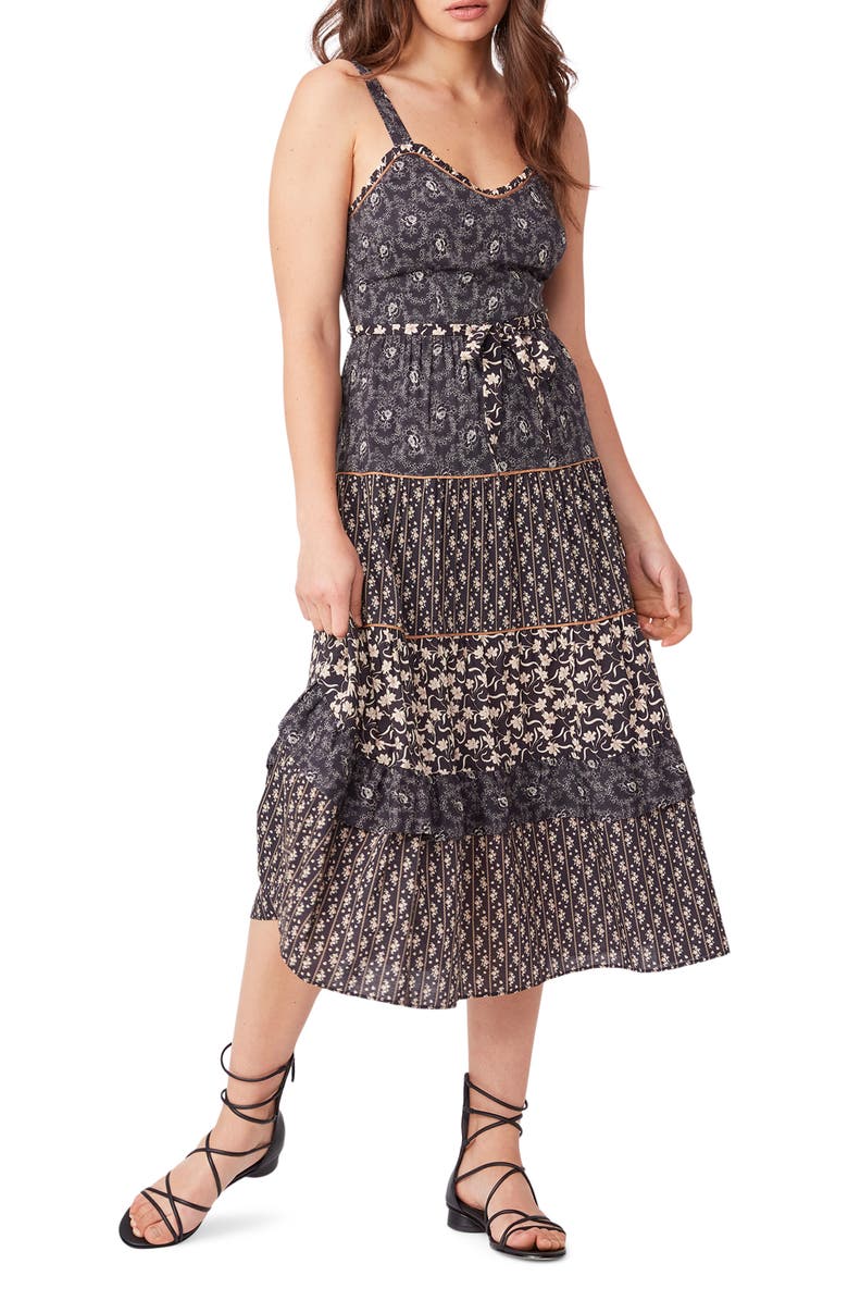 PAIGE Mix Print Sundress, Main, color, 