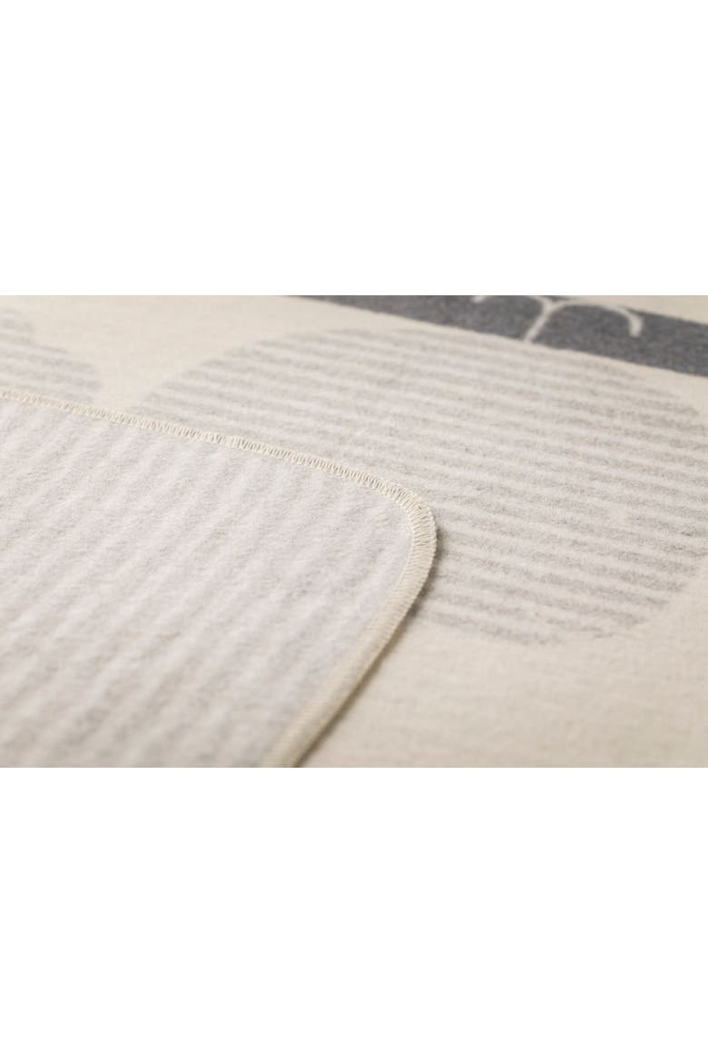 Juwel Whale Stripes Baby Blanket, Alternate, color, Grey