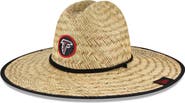 New Era Men's New Era Natural Atlanta Falcons NFL Training Camp Official Straw Lifeguard Hat