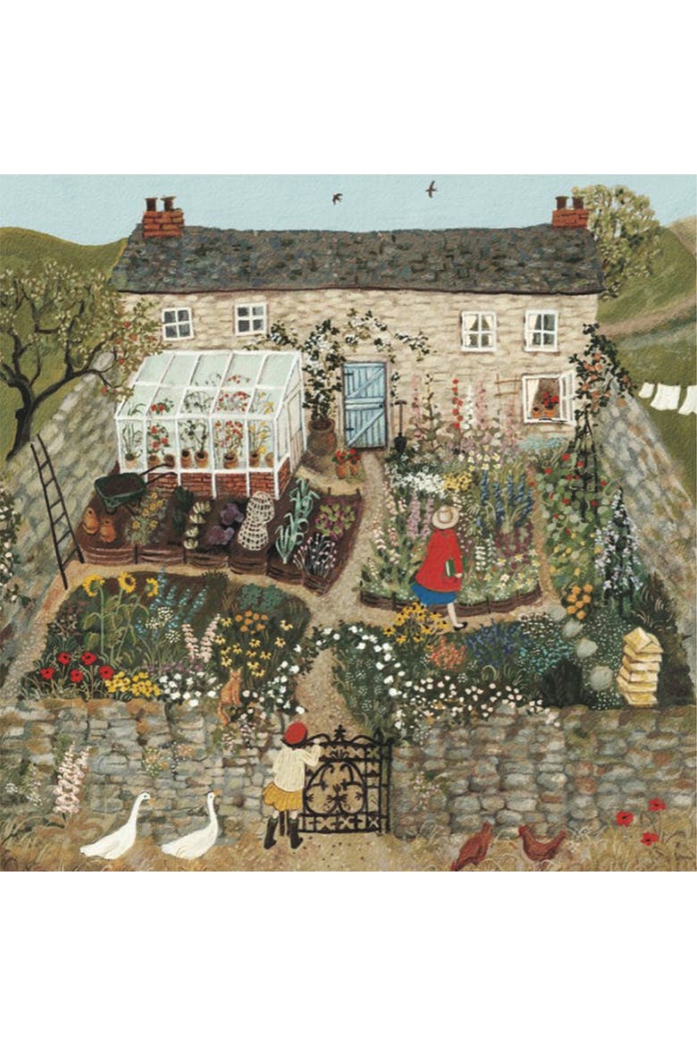 The Walled Garden 500 Piece Puzzle, Alternate, color, No Color