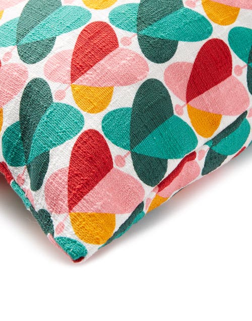 La Doublej Cushion (55x55) Farfalle Multicolor In Farfalle Multicolor