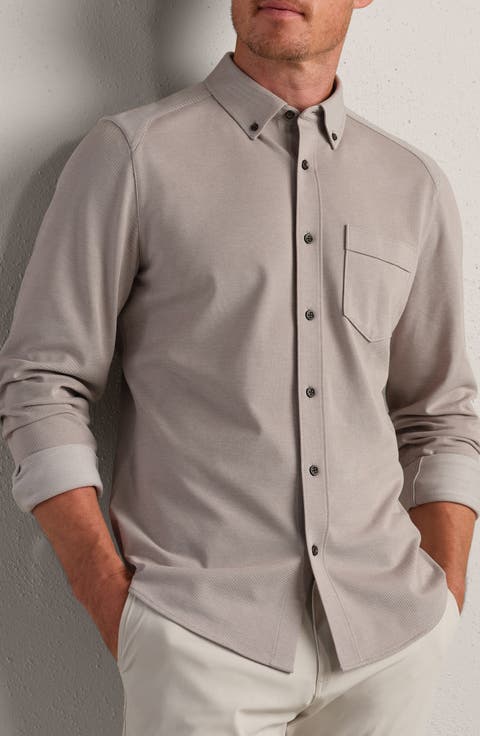 Effortless Oxford Performance Button-Down Shirt