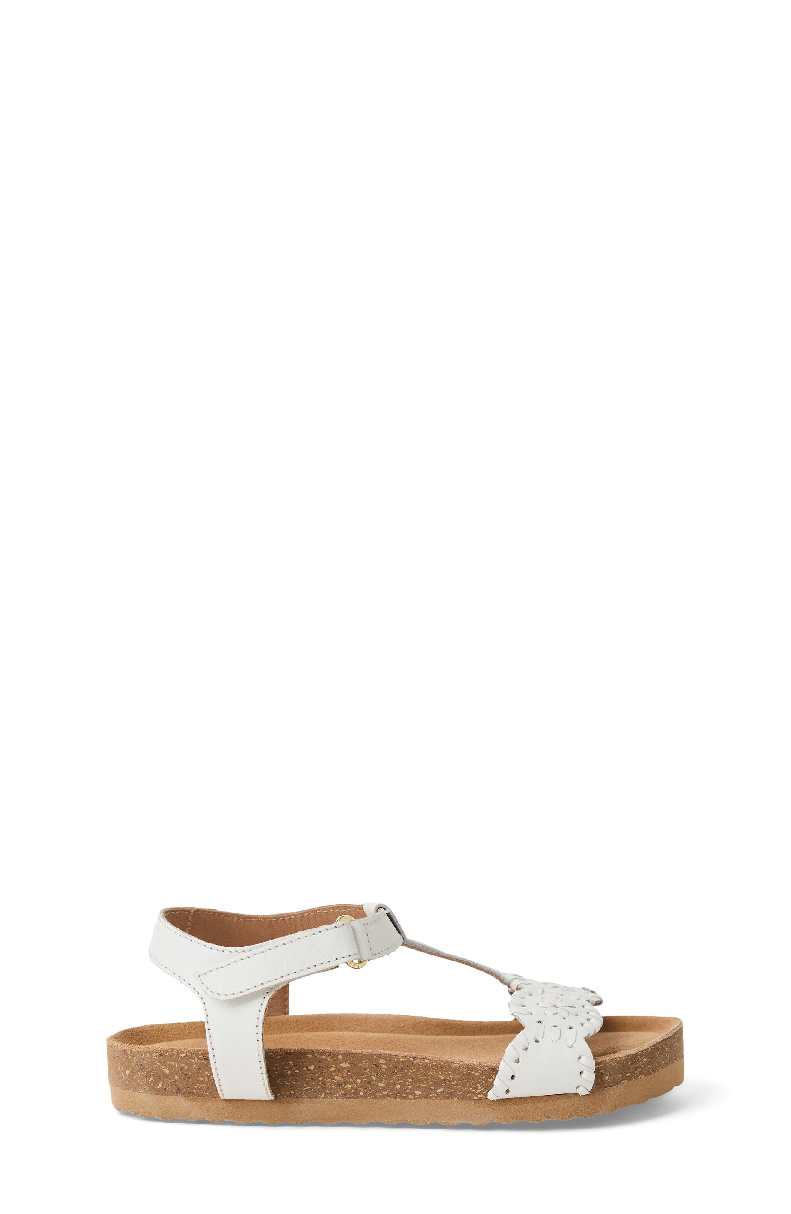 Jack Rogers Kids' Lauren Ankle Strap Platform Sandal, Alternate, color, White