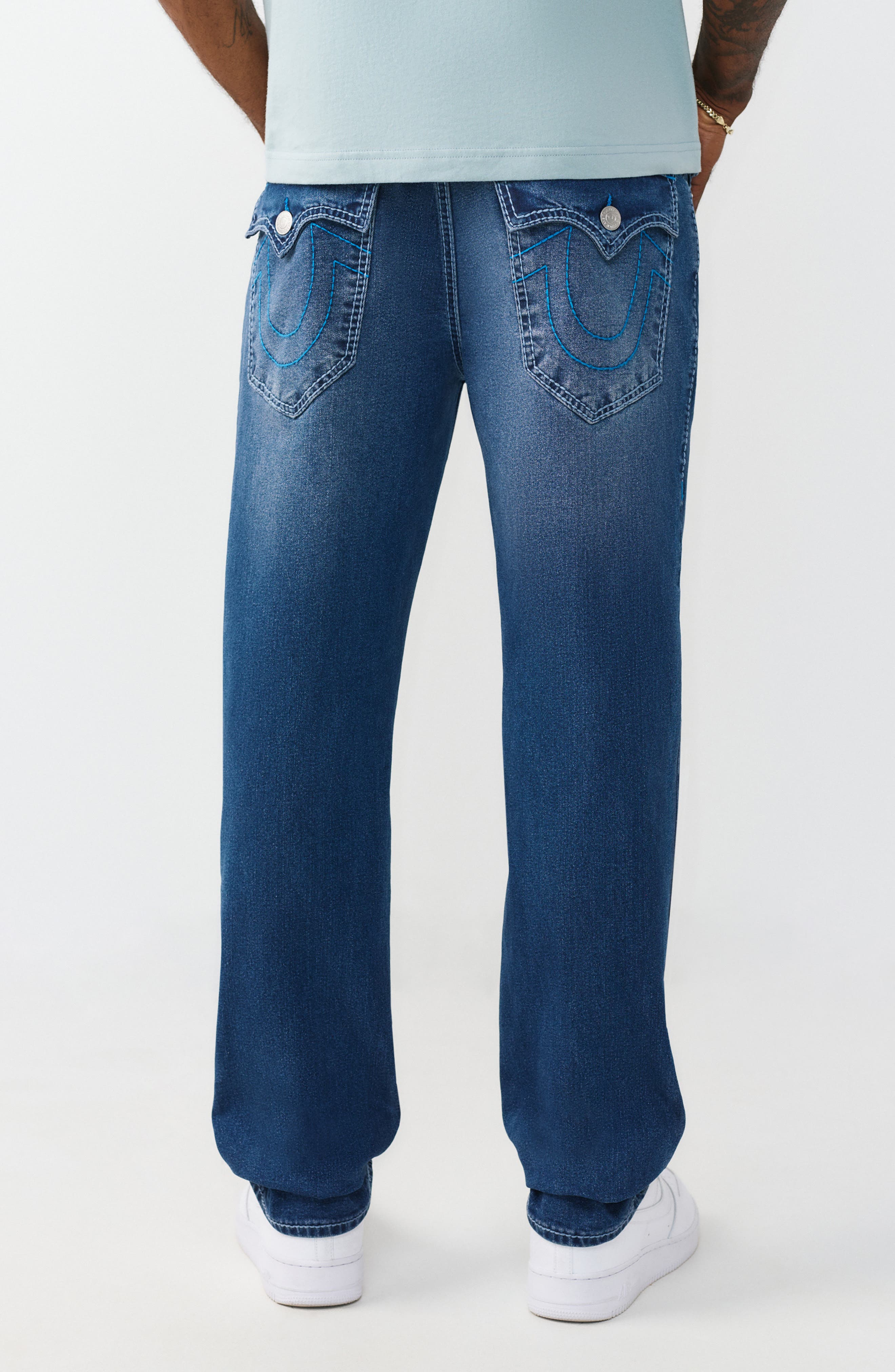 Geno Button Flap Pocket Slim Jeans - image 2