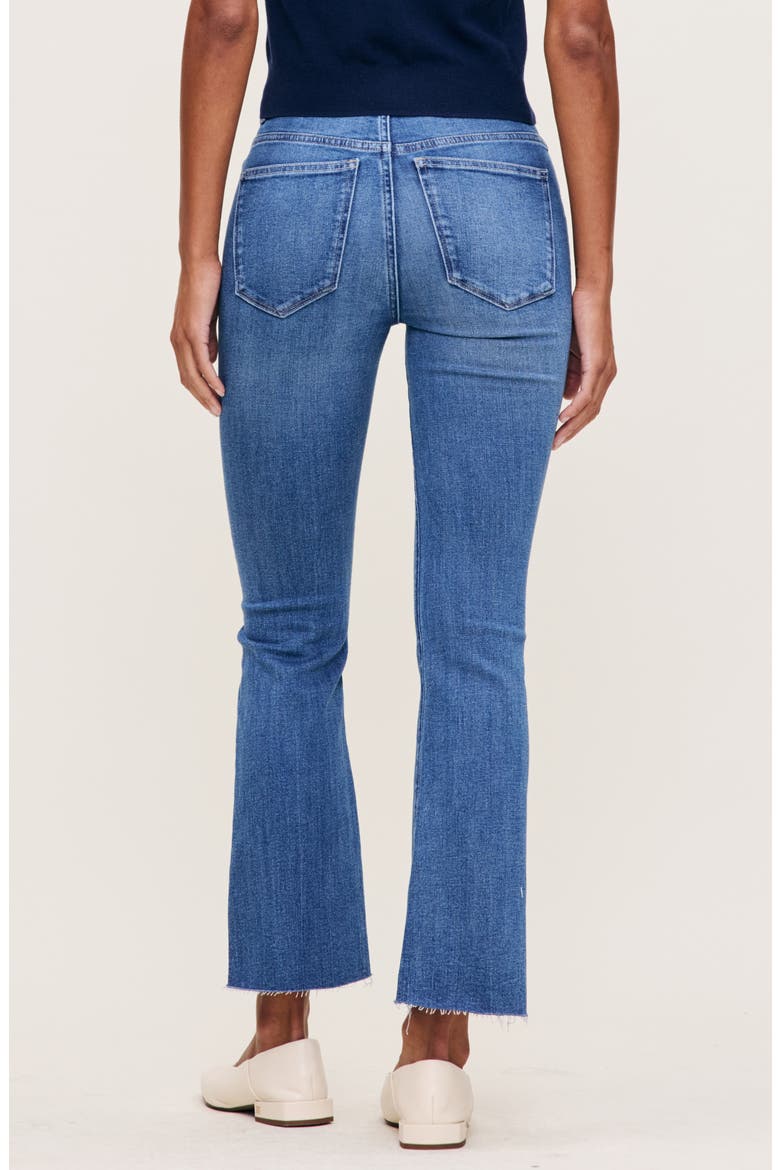 Bridget Instasculpt High Waist Raw Hem Ankle Bootcut Jeans, Alternate, color, PALM SPRINGS DL AIRBRUSHED