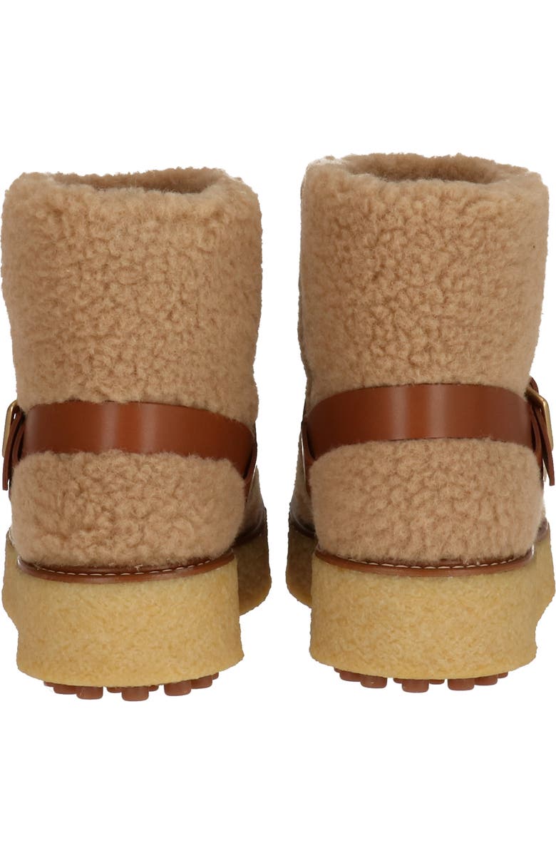 Tod's Faux Shearling Platform Boot, Alternate, color,