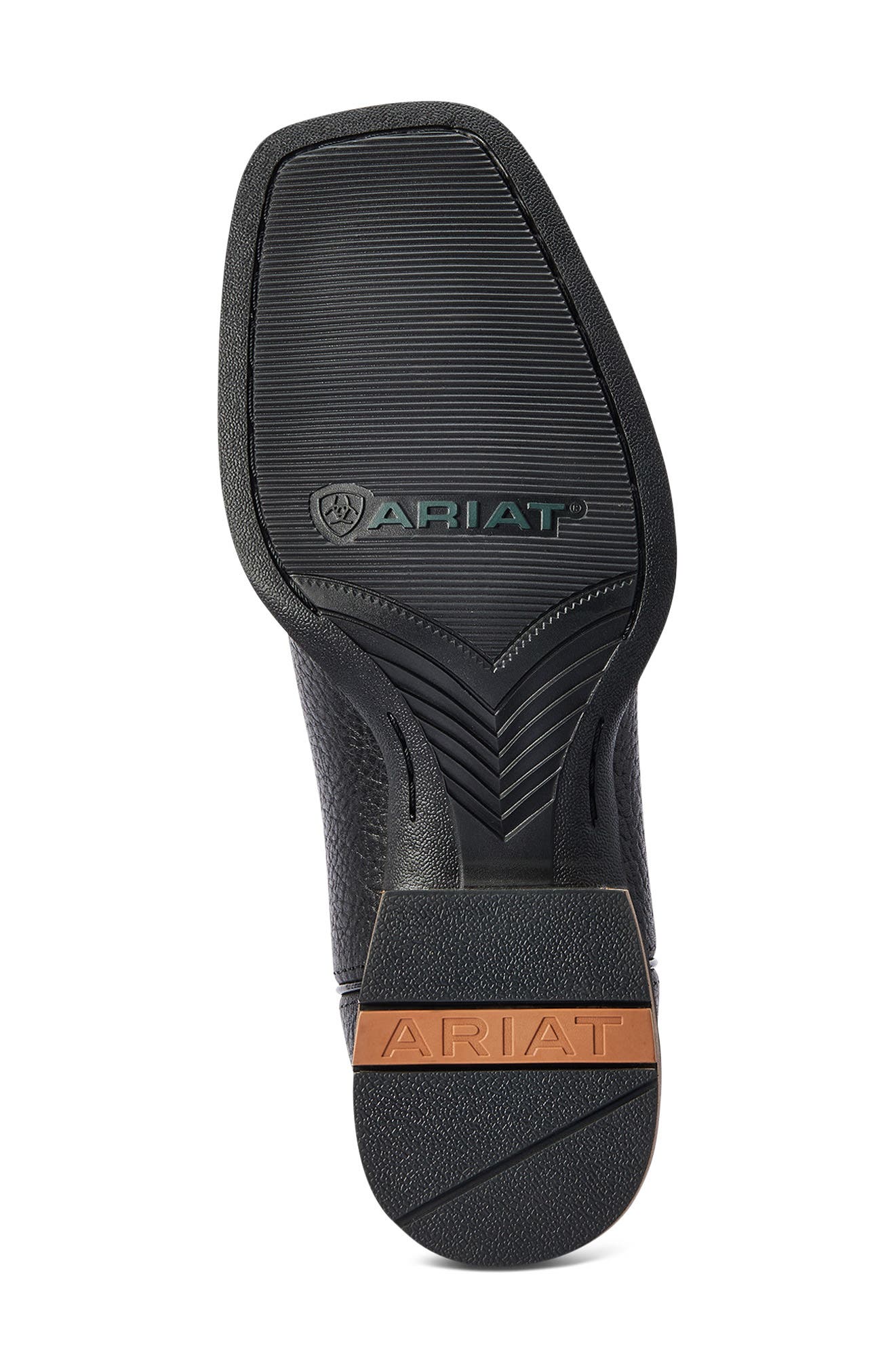 Ariat Everlite Countdown Square Toe Cowboy Boot, Alternate, color, Black