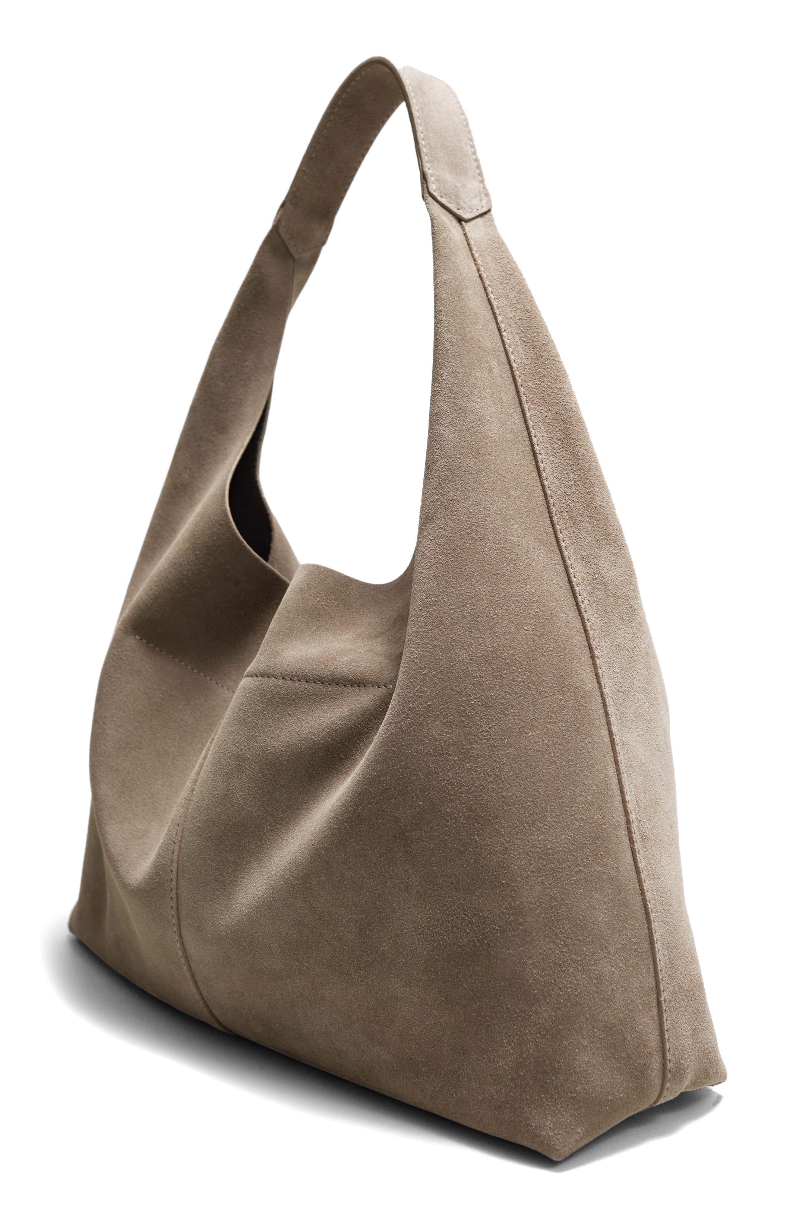 & Other Stories Small Suede Shoulder Bag, Alternate, color, 