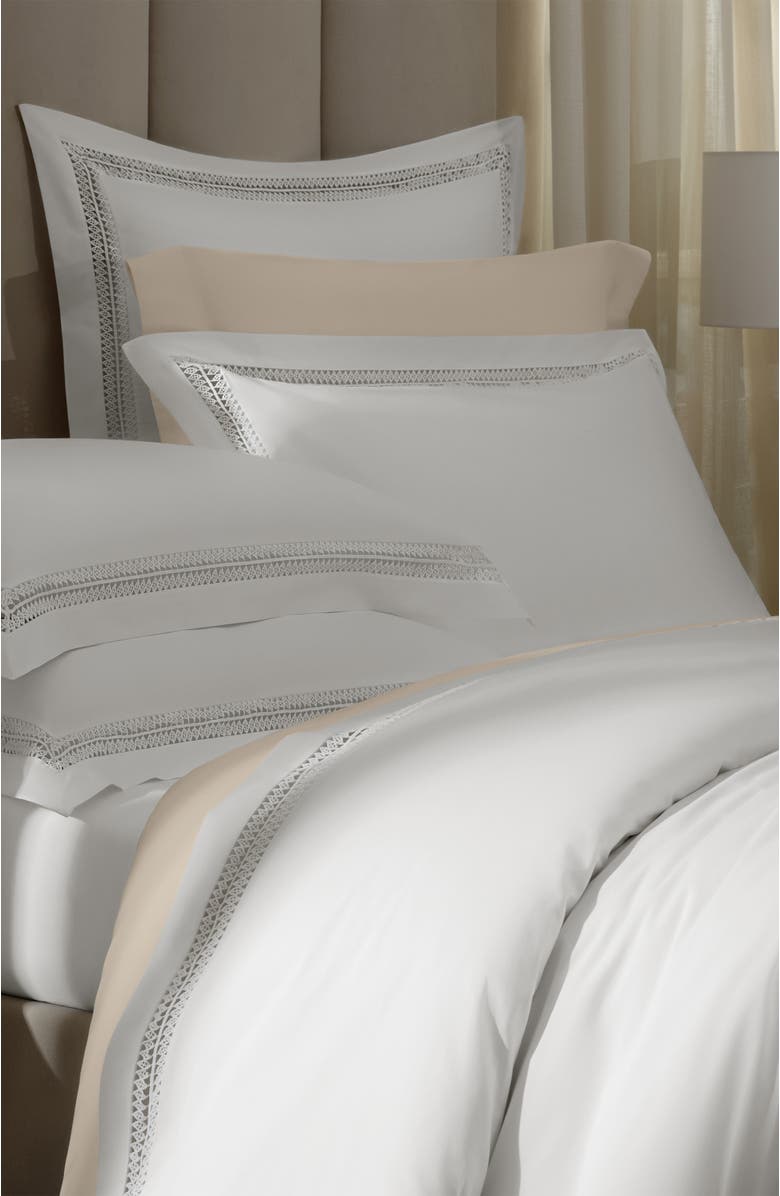 Togas Sevigny pillowcase, Alternate, color, White