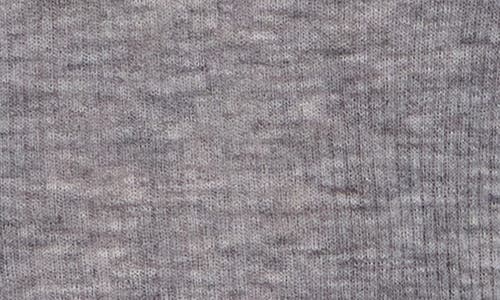 Pistola Juno Rib Long Sleeve Merino Wool Blend Top In Gray