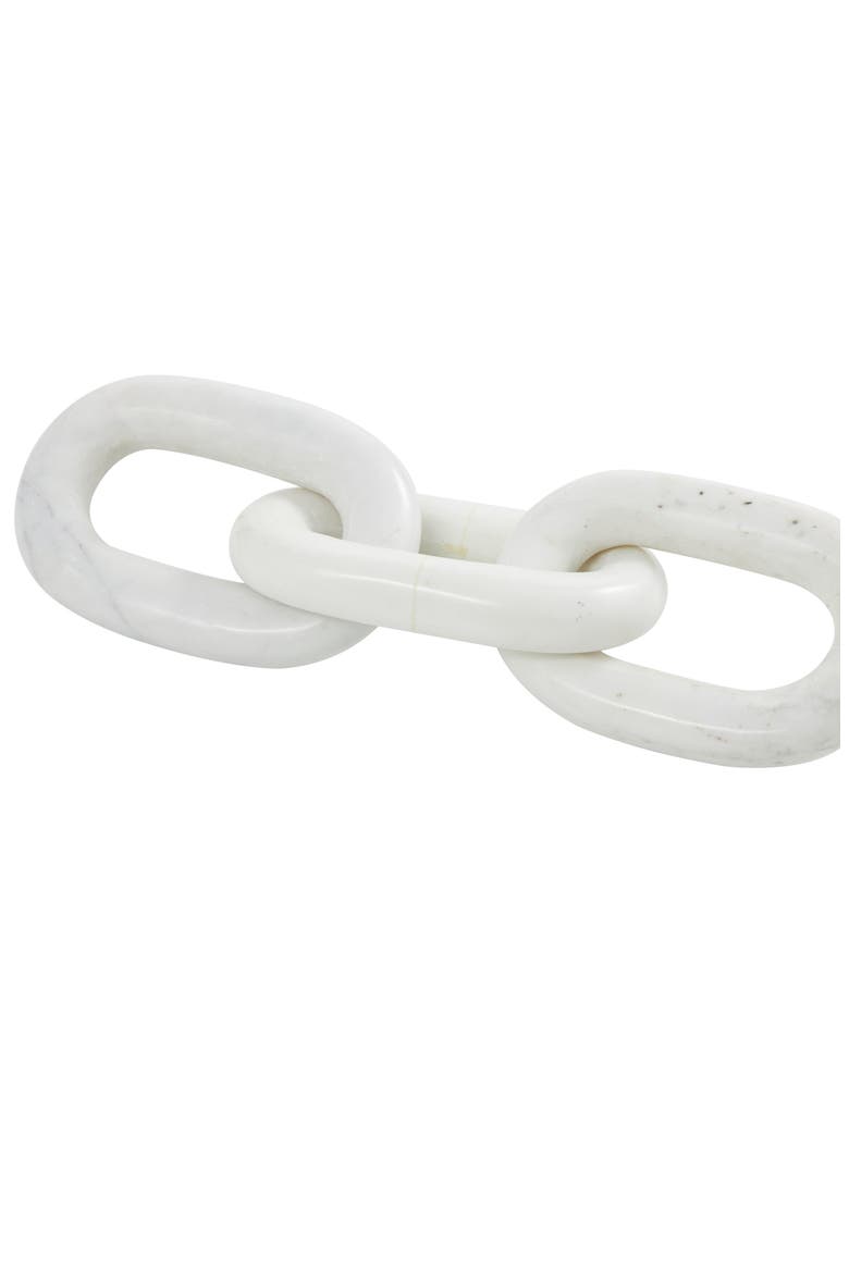 Marble Chain Sculpture, Alternate, color, WHITE