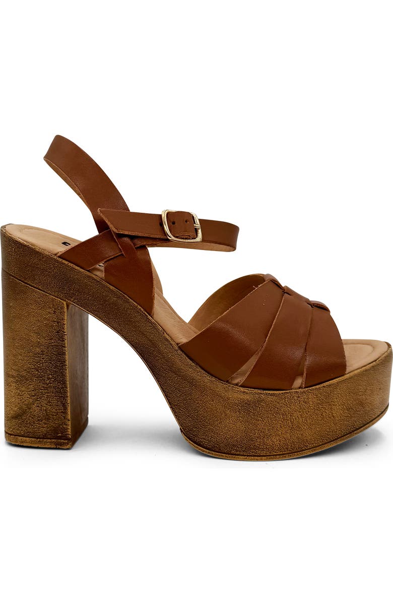 CHELSEA CREW Hollie Platform Sandal, Alternate, color, Tan Leather