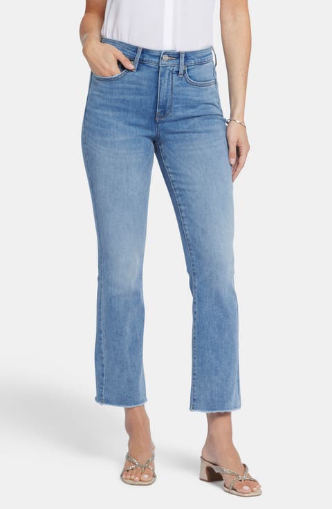Slim Boot Ankle Fray Jeans