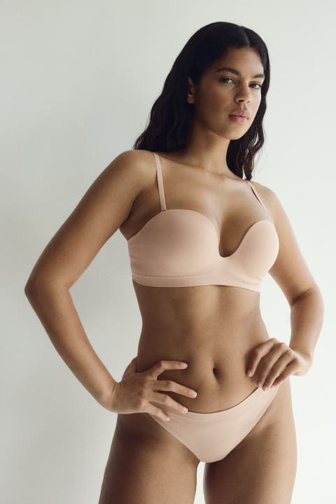 Seamless Push-up Balconette Bra