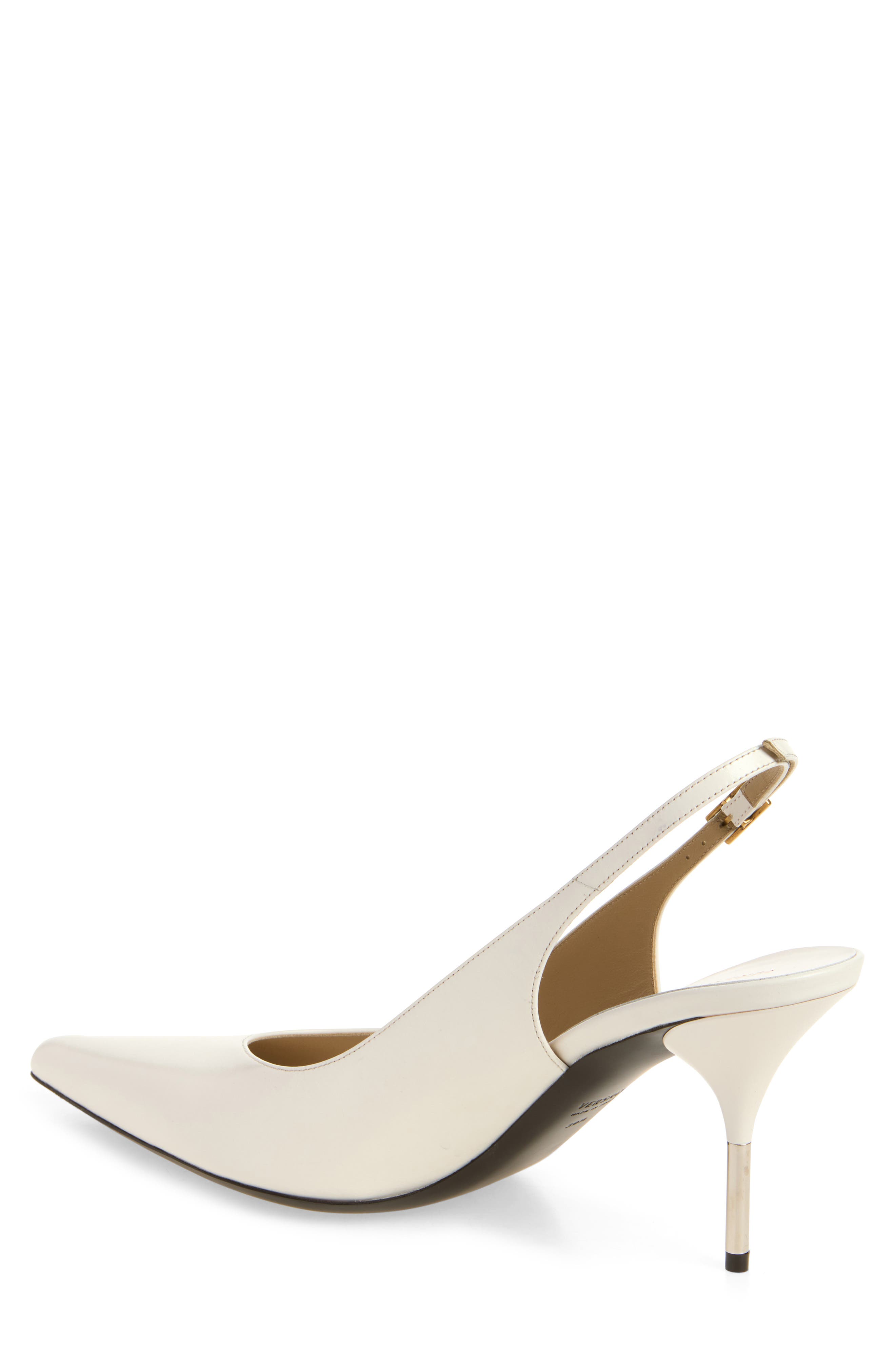 Slingback Pump, Alternate, color, WHITE GOLD PALLADIUM