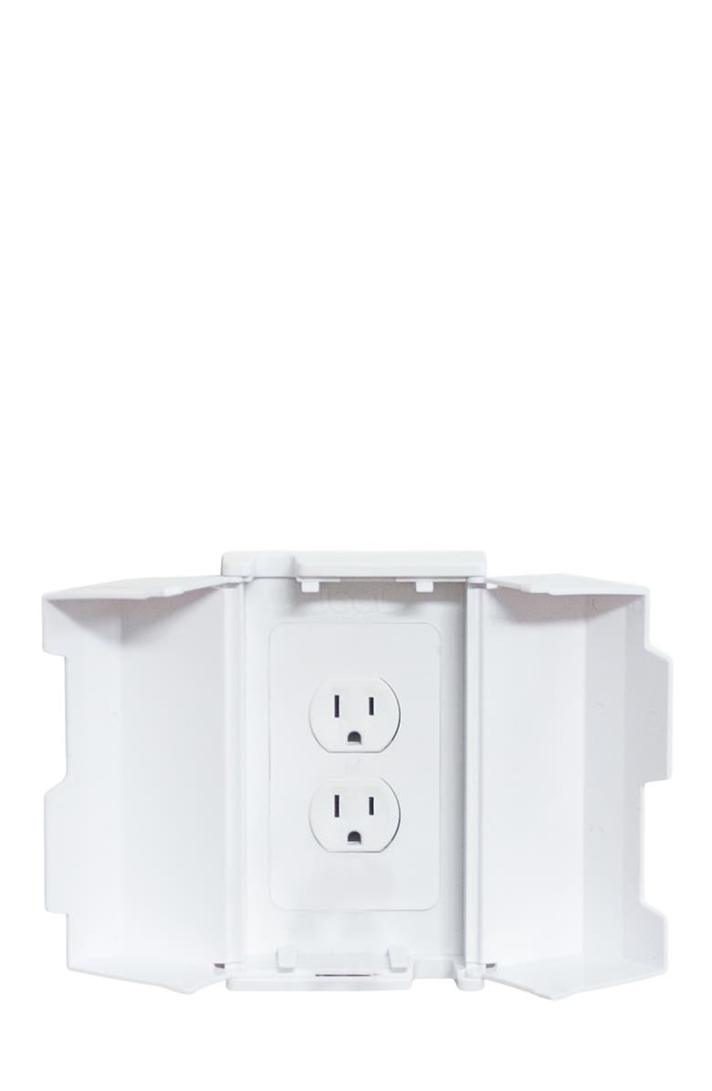 Jool Baby Electrical Outlet Cover Box, Alternate, color, White