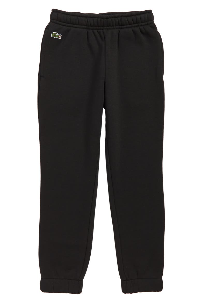 Fleece Pants, Main, color, BLACK