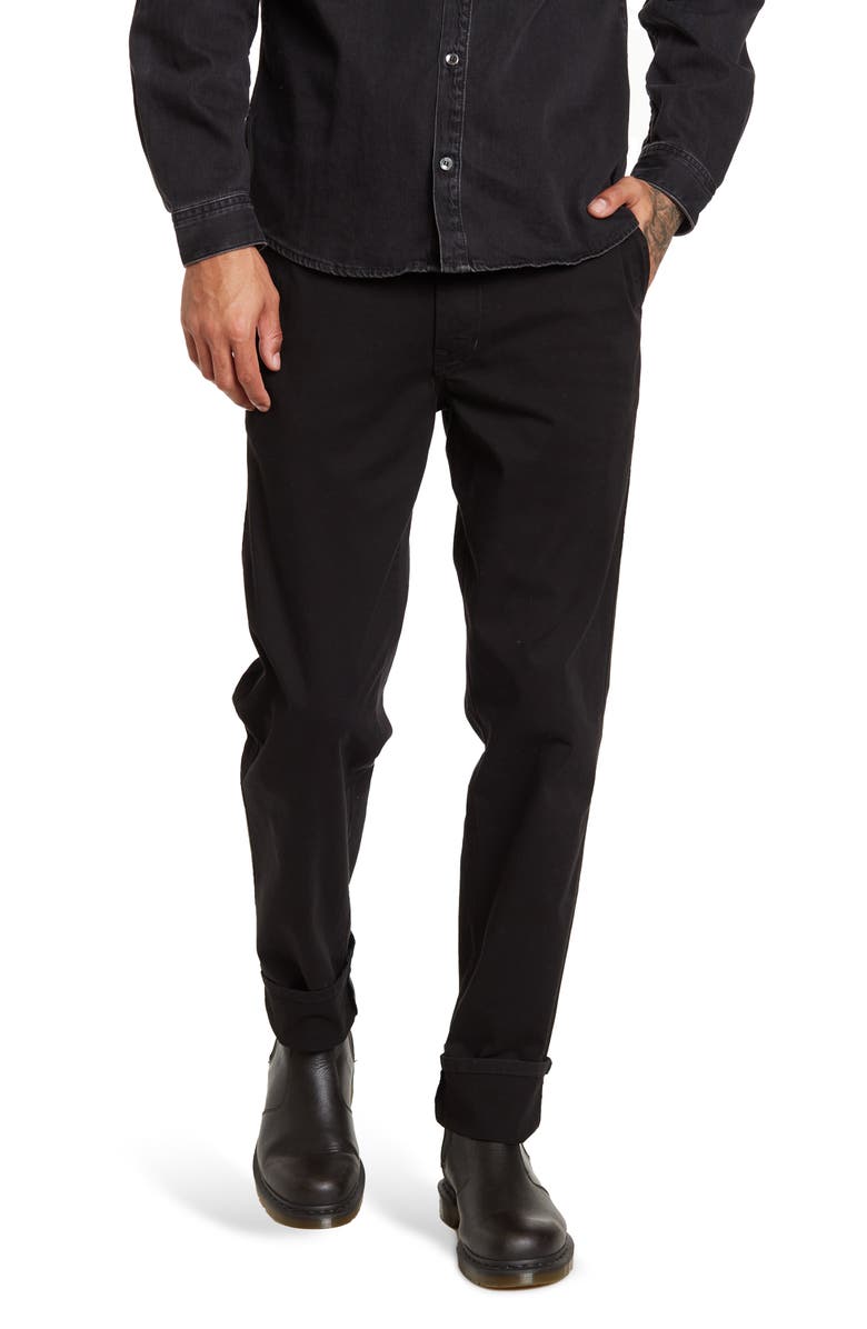 BALDWIN Modern Slim Solid Trouser Pants, Main, color, 