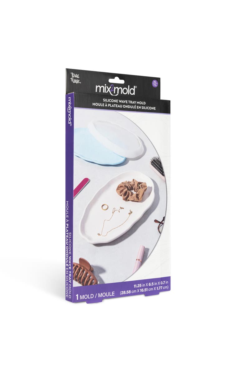 Brea Reese Mix2Mold Silicone Wave Tray Mold 1Pc, Alternate, color, Multicolored