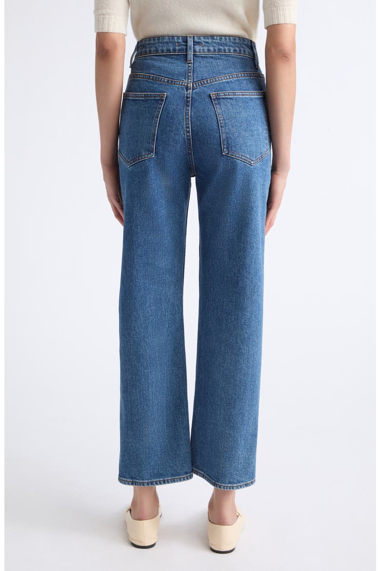 Hover High Waist Straight Leg Jeans, Alternate, color, HORIZON WASH