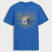 FANATICS Men's Fanatics Powder Blue Los Angeles Chargers Old Fashion Rushing Legacy Cotton T-Shirt