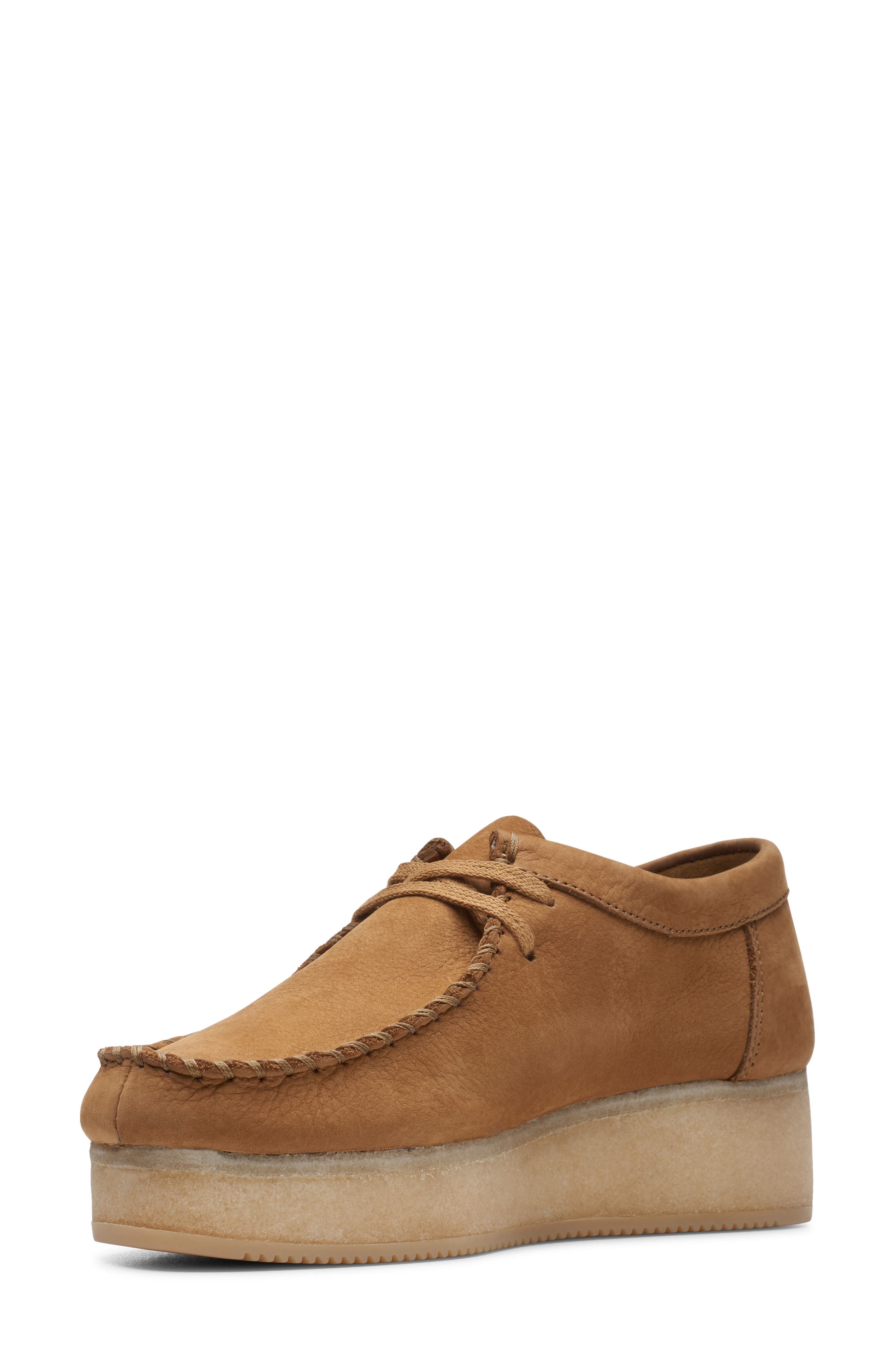 Wallacraft Lo Platform Driving Shoe, Alternate, color, OAK NUBUCK