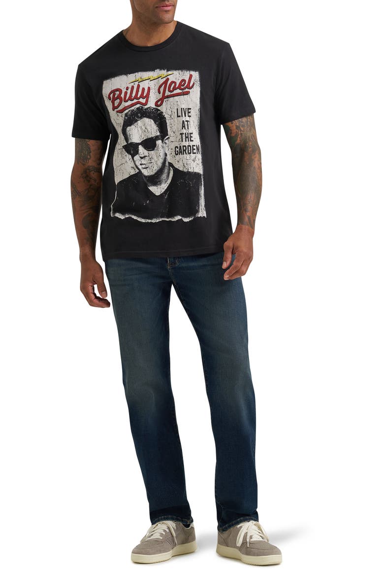Billy Joel 'Live at the Garden' Graphic T-Shirt, Alternate, color, JET BLACK