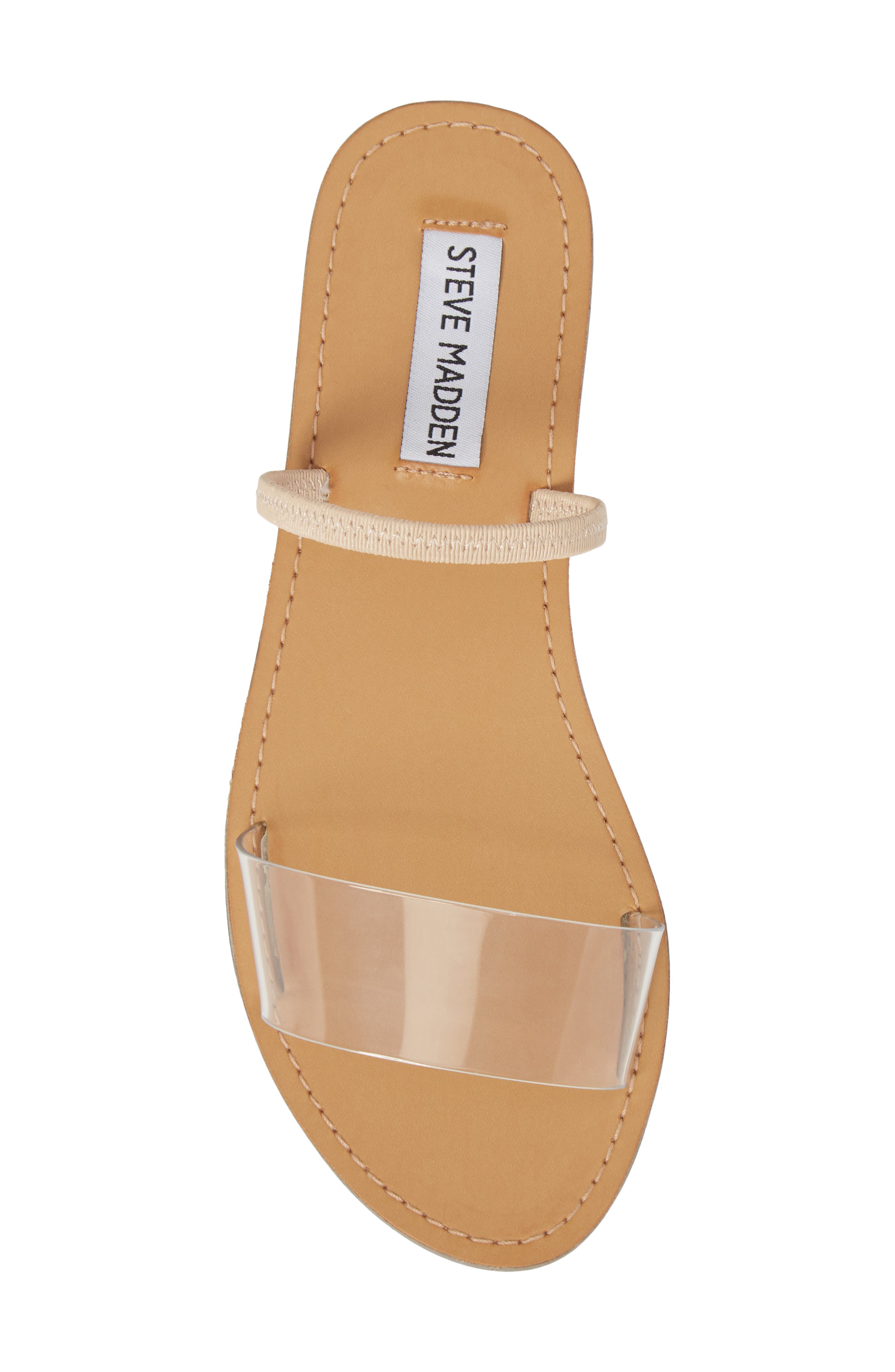 Dasha Strappy Slide Sandal, Alternate, color, CLEAR
