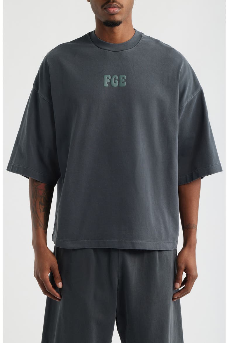 Merch Graphic Cotton T-Shirt, Main, color, WASHED IRON GREY