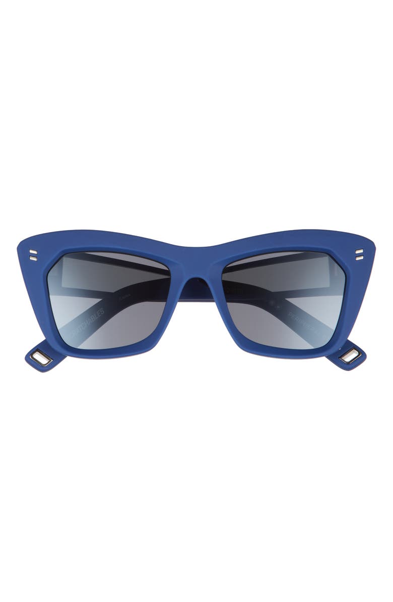 INDESCRATCHABLES Unisex Peripheral 50mm Cat Eye Sunglasses, Main, color, 