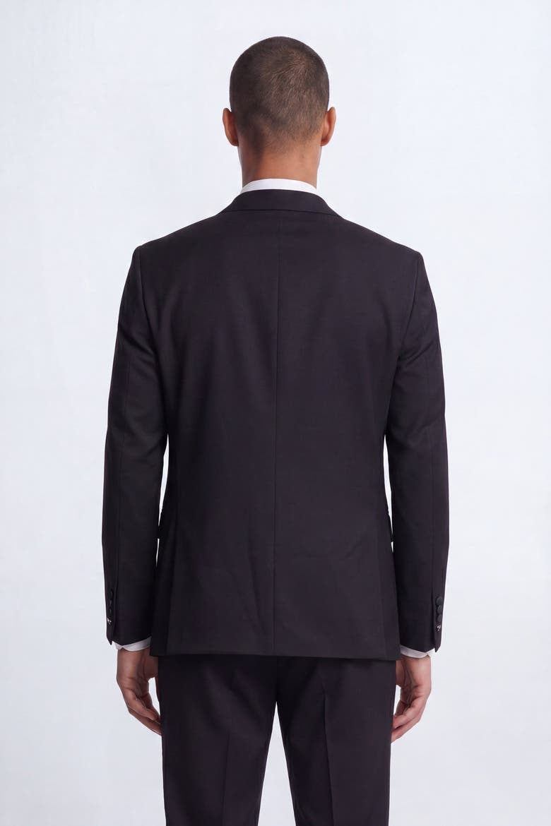 Kingdon Slim Fit Tuxedo Jacket, Alternate, color, Black