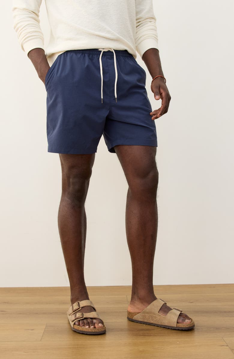Marine Layer Lined Sport & Swim Trunks, Alternate, color, Mood Indigo