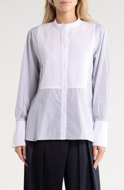 The Night Before Tuxedo Bib Cotton Shirt