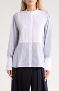 TWP The Night Before Tuxedo Bib Cotton Shirt