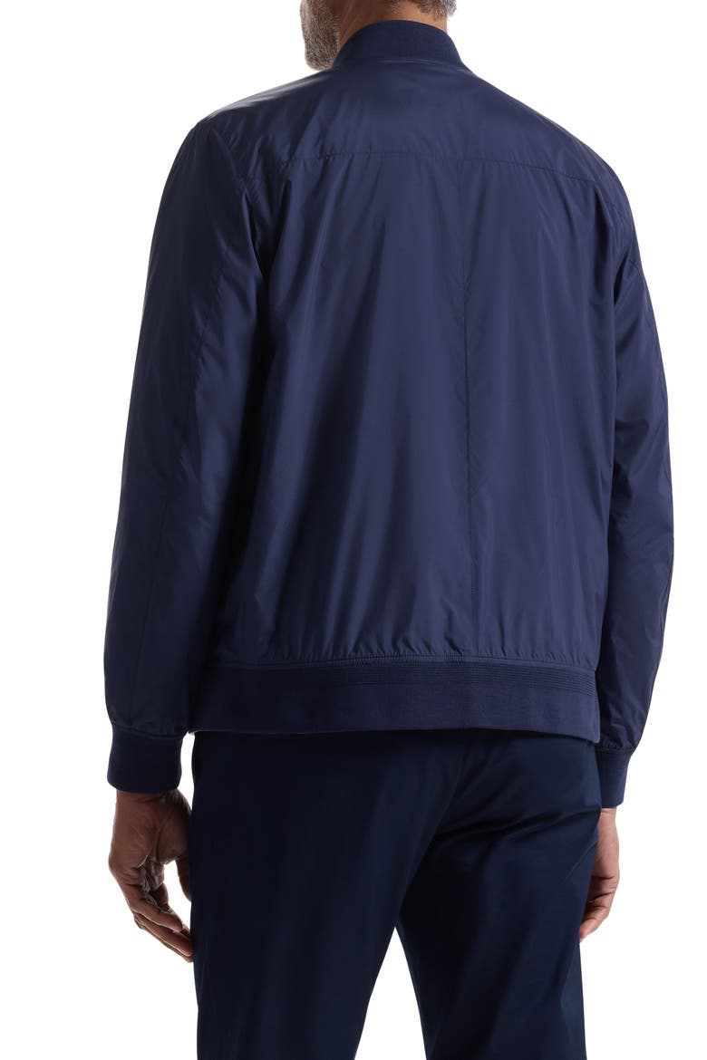 Reversible Water Repellent Bomber Jacket, Alternate, color, NAVY