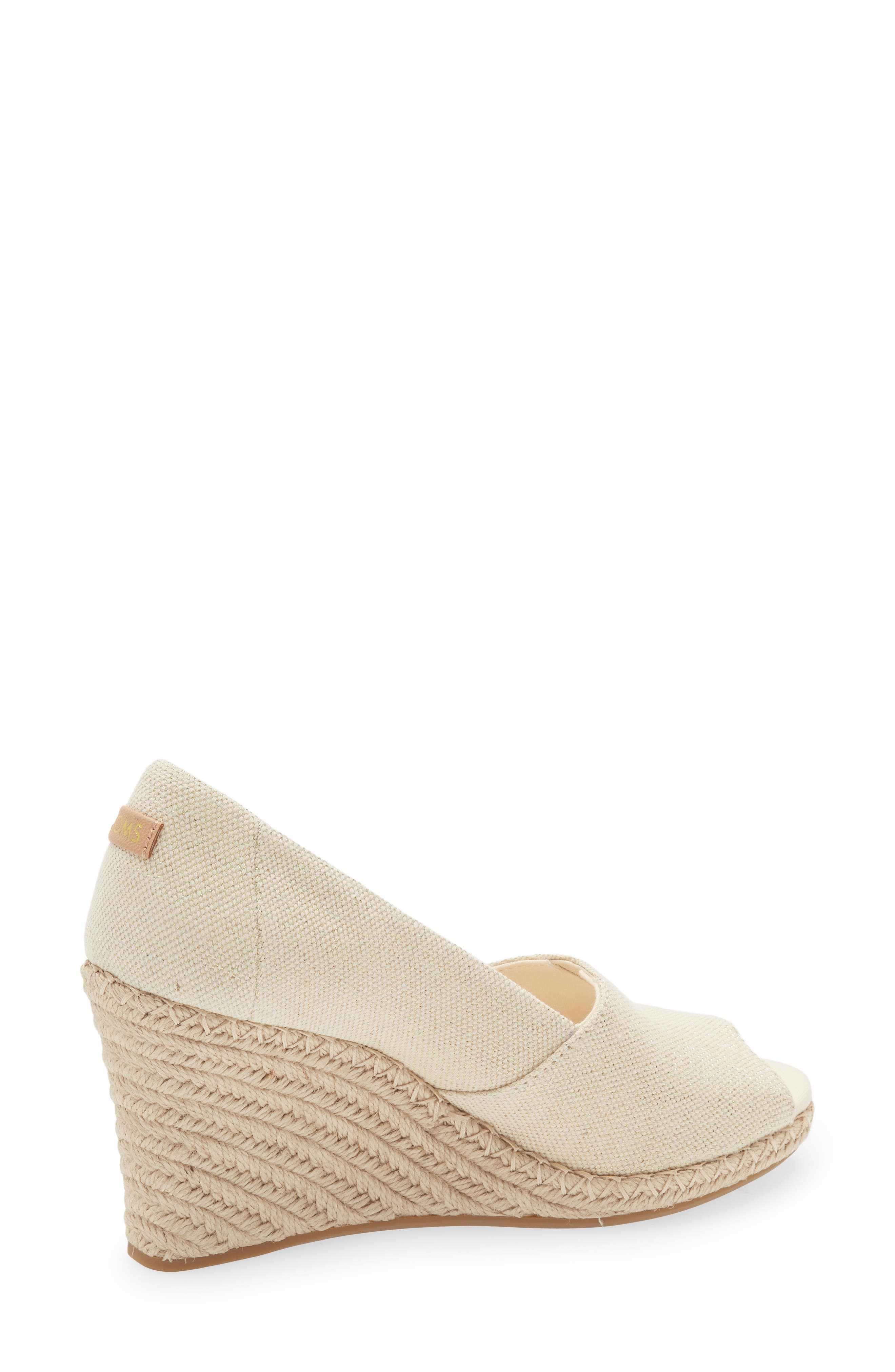 TOMS Michelle Espadrille Wedge Sandal, Alternate, color, Natural Natural