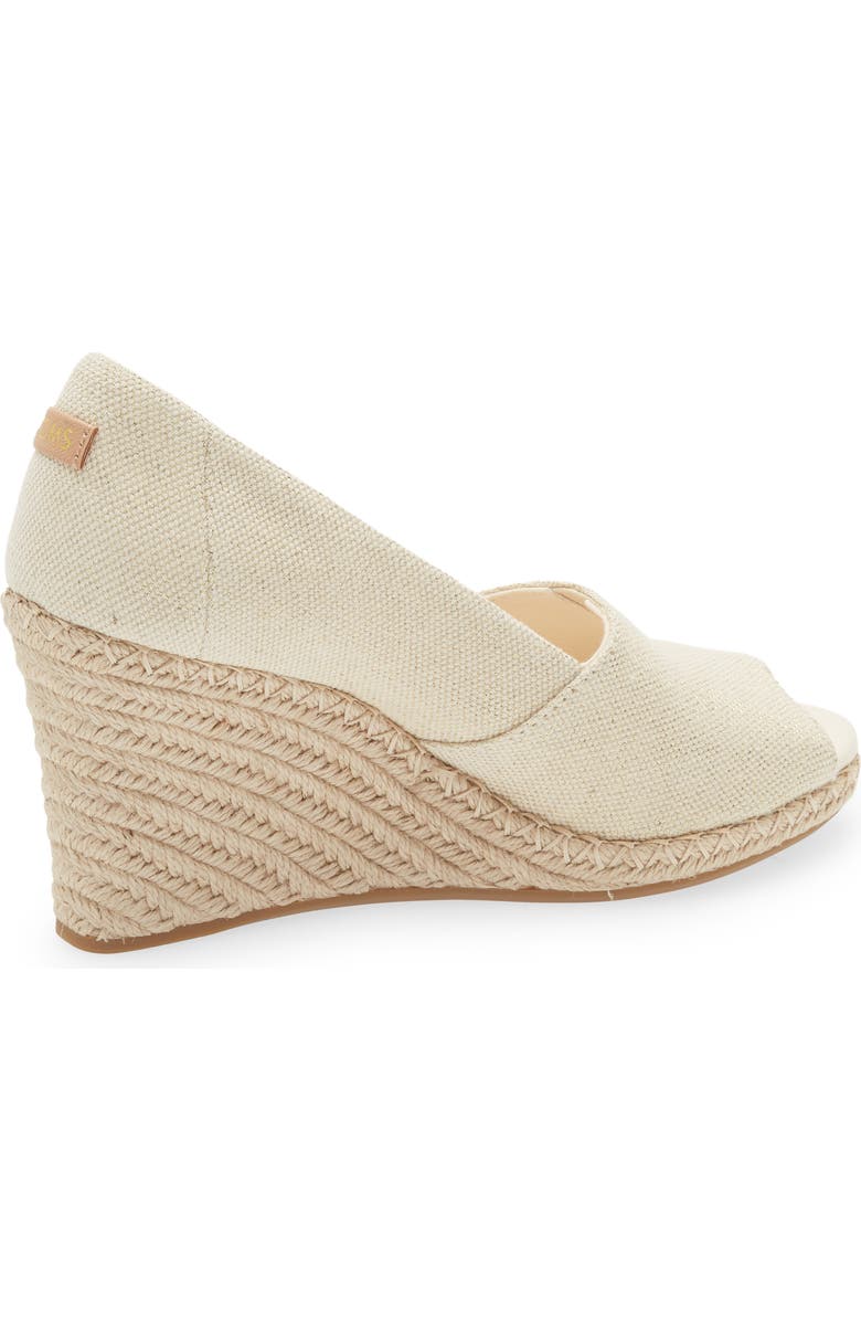 TOMS Michelle Espadrille Wedge Sandal, Alternate, color, Natural Natural