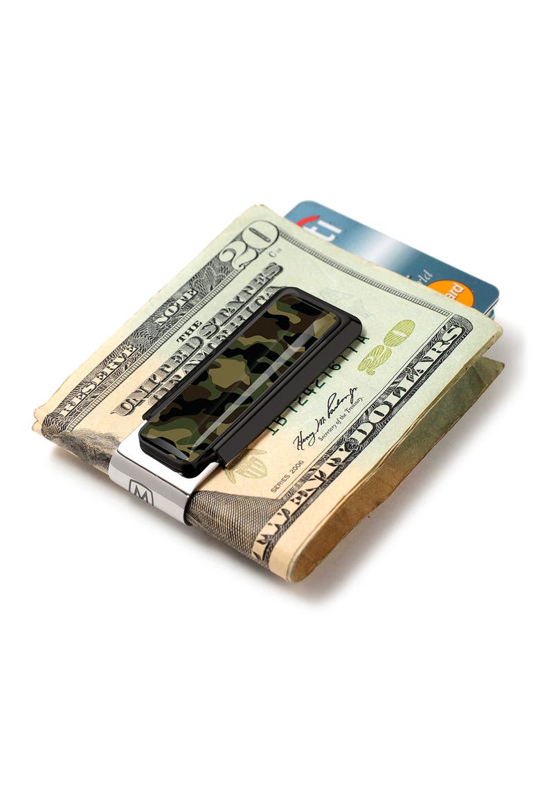 Money Clip, Alternate, color, BLACK/ CAMO