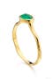 selected Green Onyx/ Yellow Gold