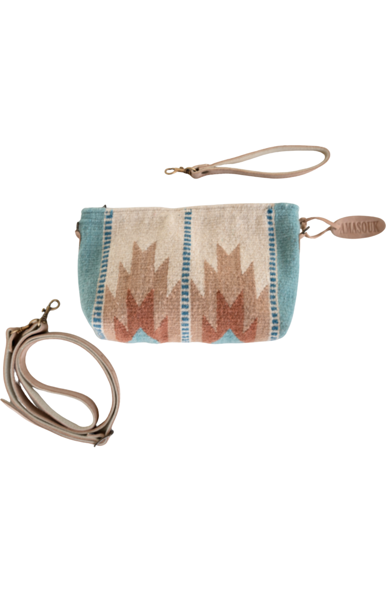 Amasouk Cielo Rosa Convertible Clutch, Main, color, Blue