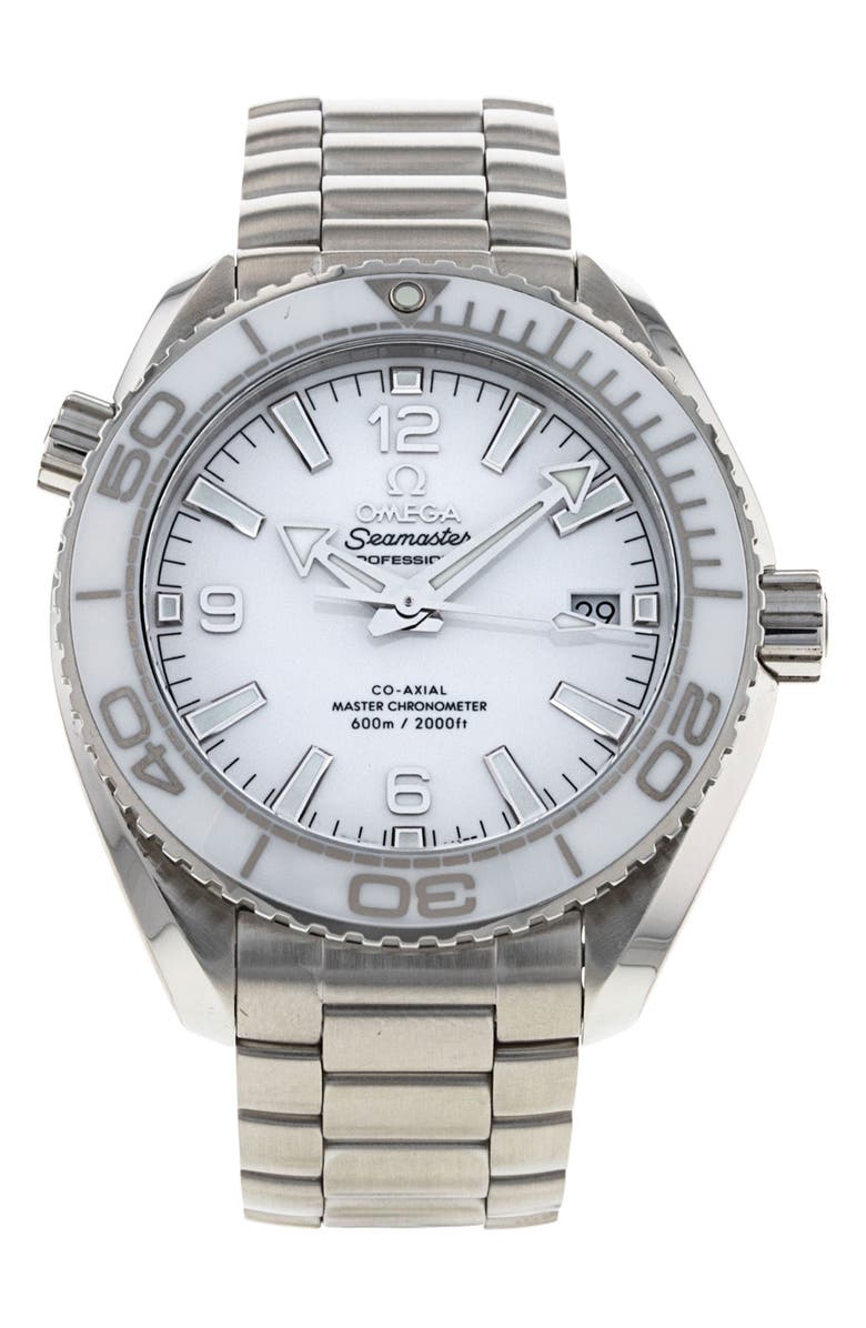 Watchfinder & Co. Omega Preowned 2023 Seamaster Planet Ocean Bracelet Chronometer Watch, 39.5mm, Main, color, 