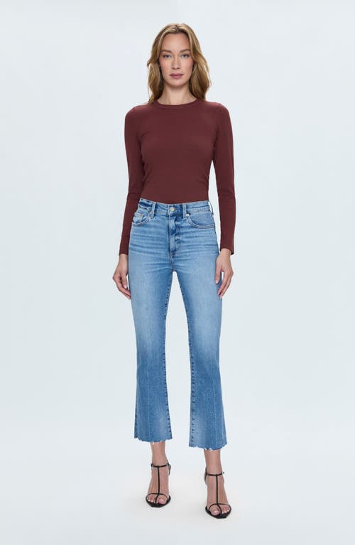 Pistola Lennon High Rise Crop Boot-cut Jean In Rhythm Vintage In Blue