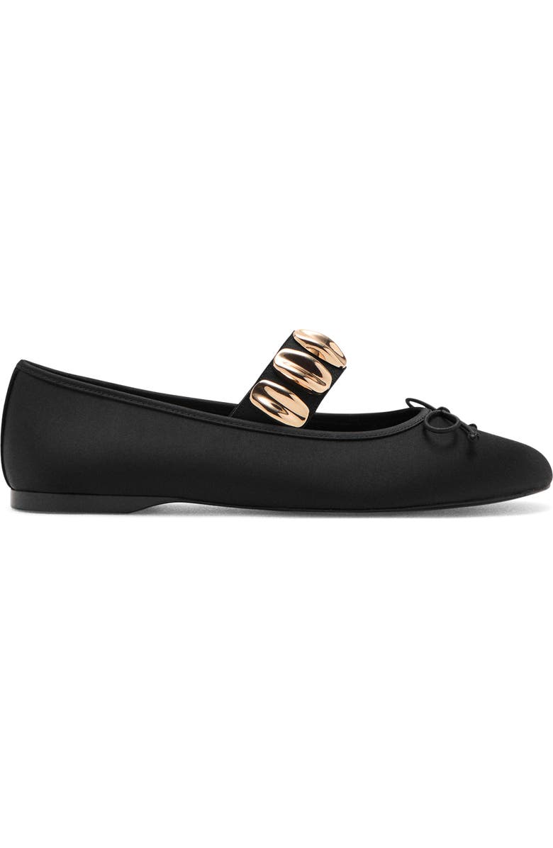 MANGO Mary Jane Ballet Flat, Alternate, color, Black