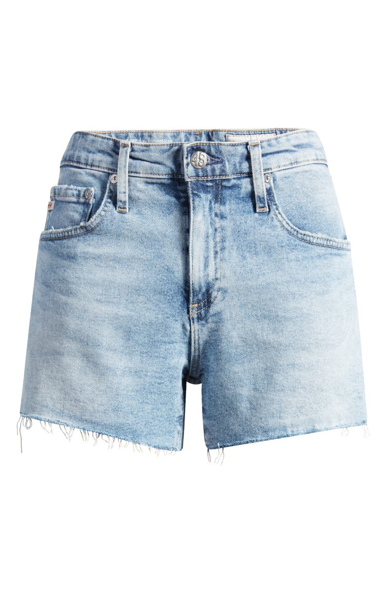 AG Hailey High Waist Cutoff Denim Shorts, Alternate, color,