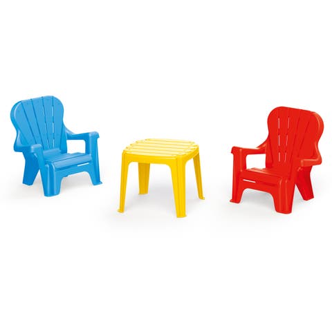 Childrens Plastic Table And Chairs Set