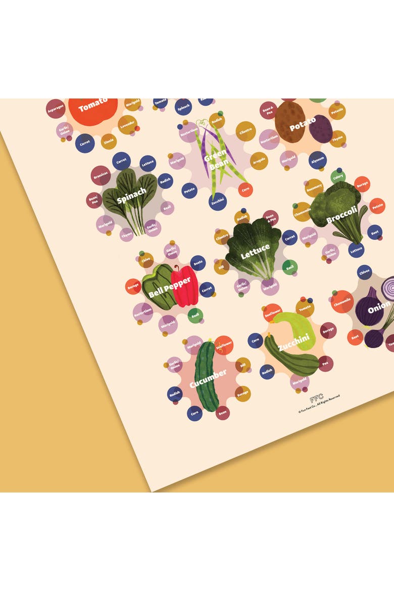 Companion Plants Giclée Print, Alternate, color, Multi