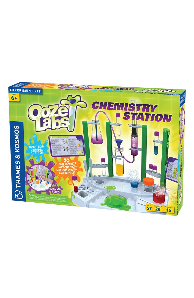 Thames & Kosmos Ooze Labs Chemistry Station, Main, color, Bright Green